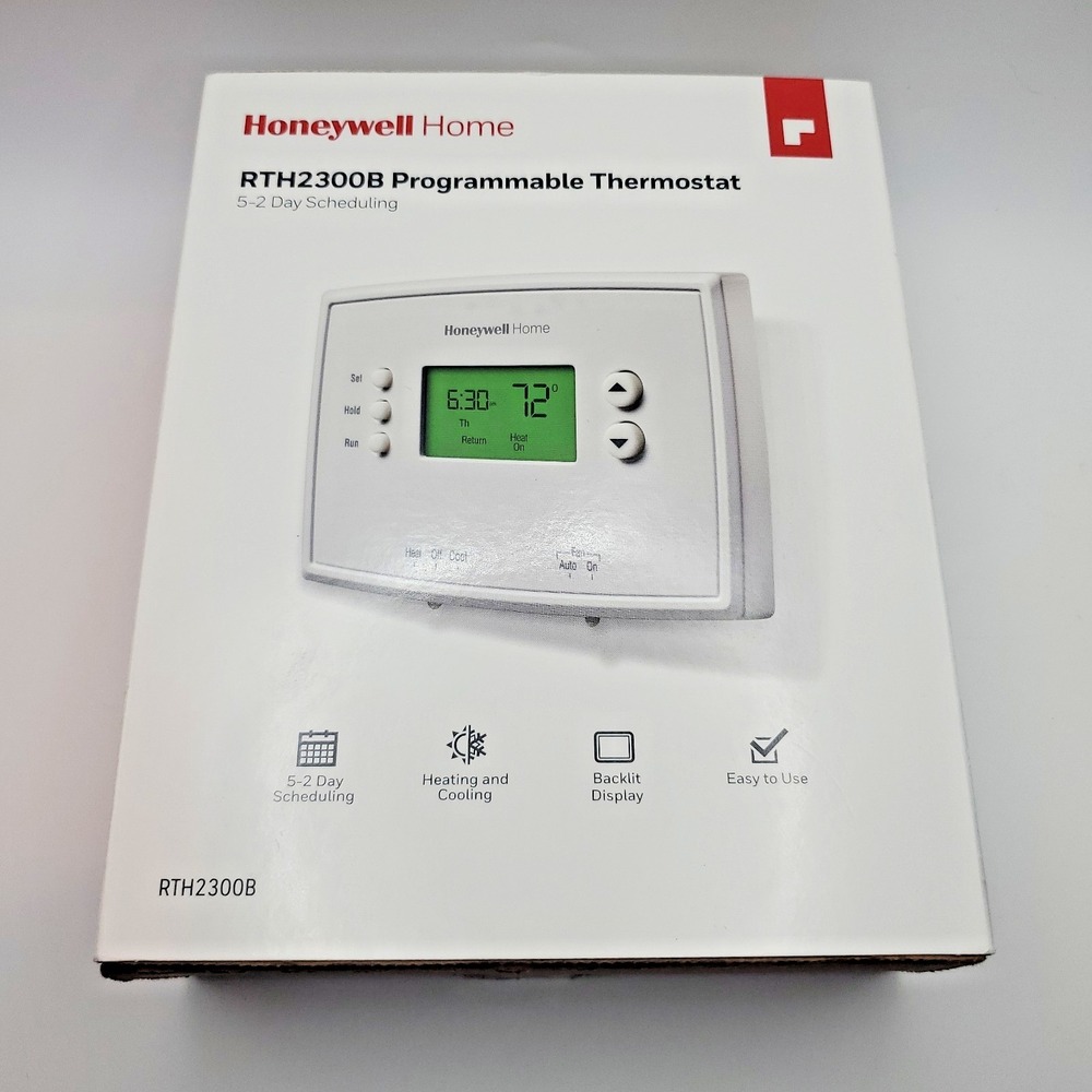 Honeywell Home 5-2 Day Programmable Thermostat RTH2300B New Open Box